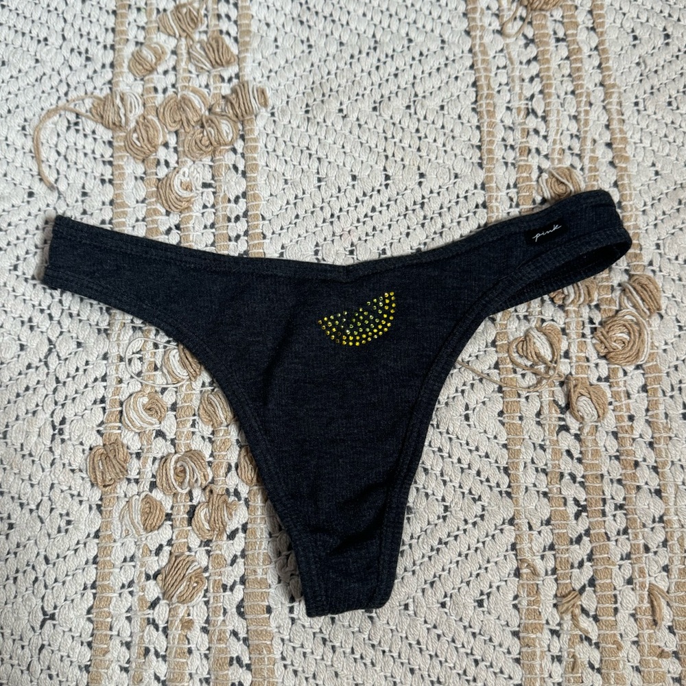 Victoria's Secret Thong Lime Bling Panty New